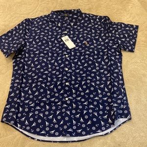 Polo Ralph Lauren Button Down Short Sleeve Shirt NWT